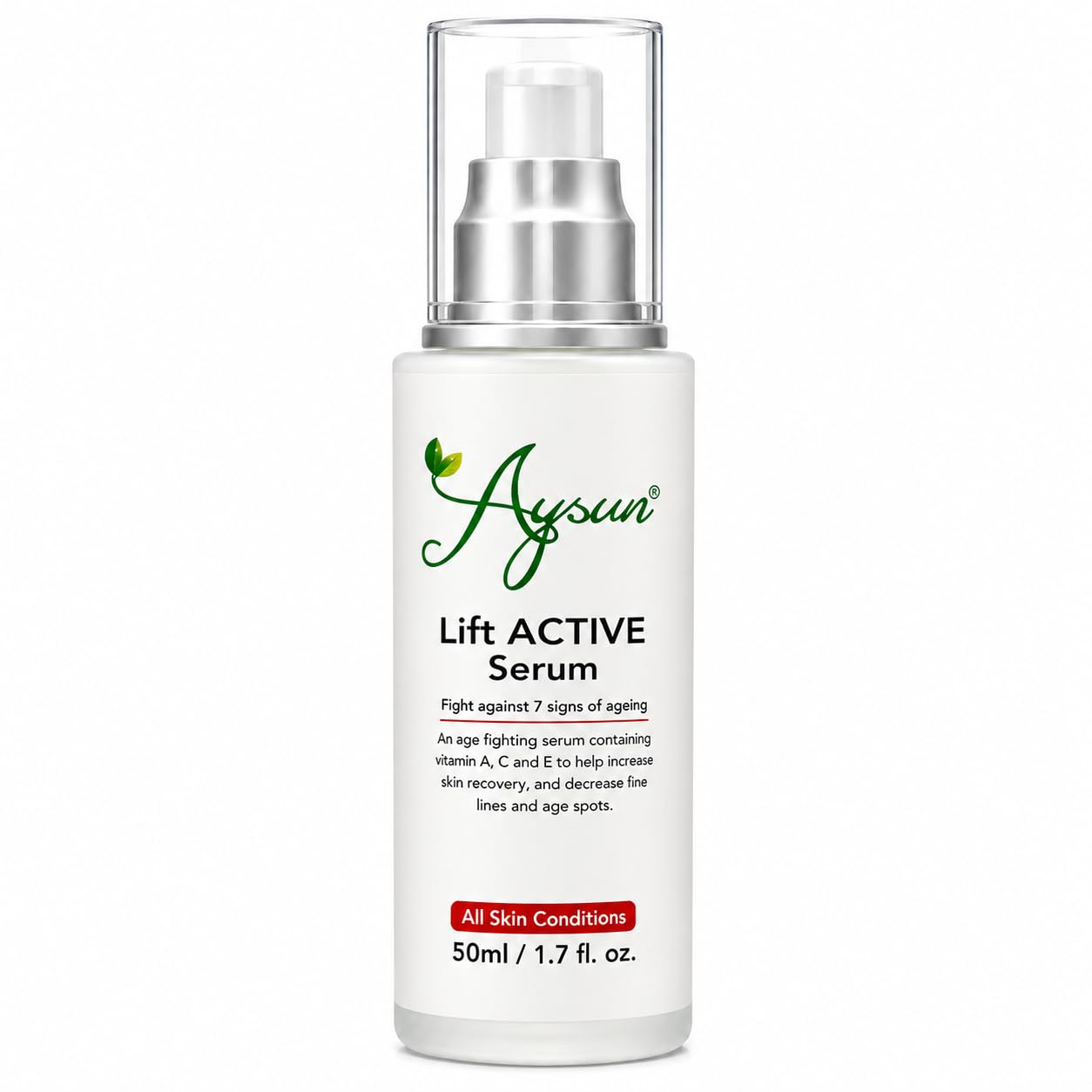 Aysun Lift Active Advanced AntiAgeing Serum | Powerful Skin Repair Formula With Vitamins A, C & E | Targets 7 Signs Of Ageing |