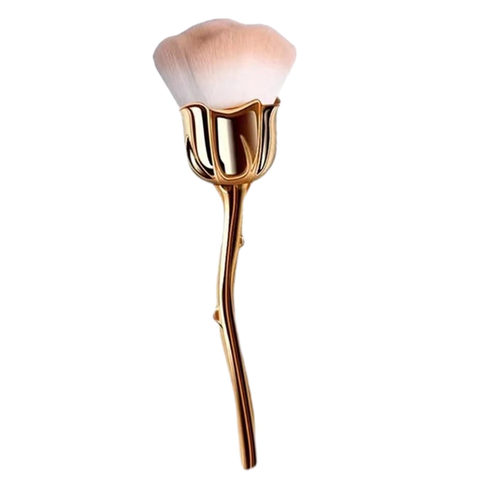 Ujeavette Loose Powder Brush Rose Soft Face Brush Powder Brush For Makeup Powder Blush Style C