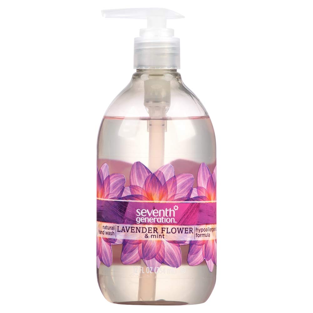 Seventh Generation Lavender Flower & Mint Natural Hand Wash ( Pack of 2 - 12 Oz. Bottles)