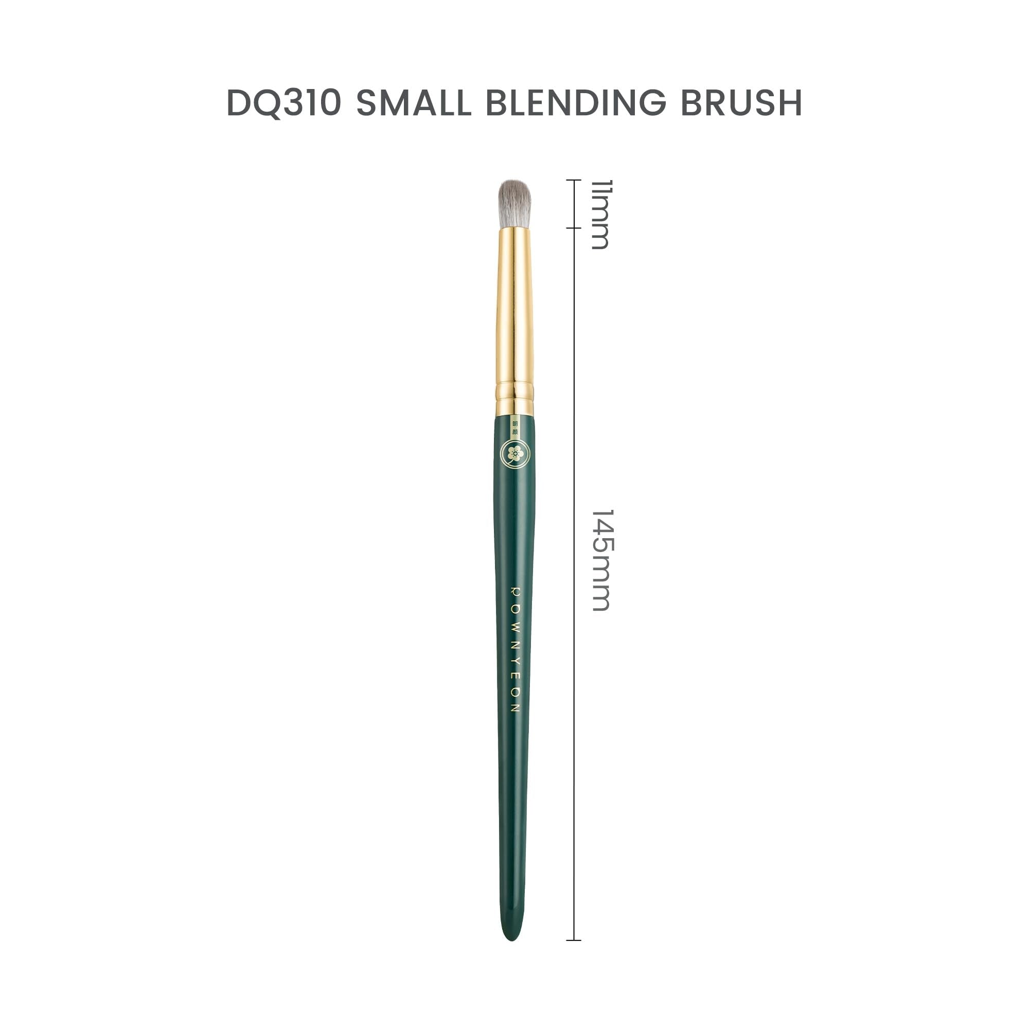 ROWNYEON DQ310 Small Eyeshadow Brush - Synthetic Fiber, Targeted Lid & Detail Application, Bionic Fiber Hair