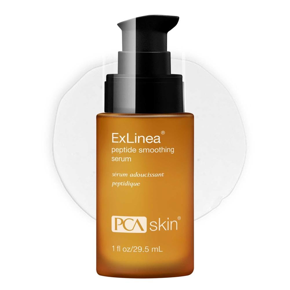 Pca Skin Hyaluronic Acid Serum For Face - Exlinea Peptide Smoothing Serum, Facial Care Products, Firms Aging Skin, 1.0 Fl Oz Pum
