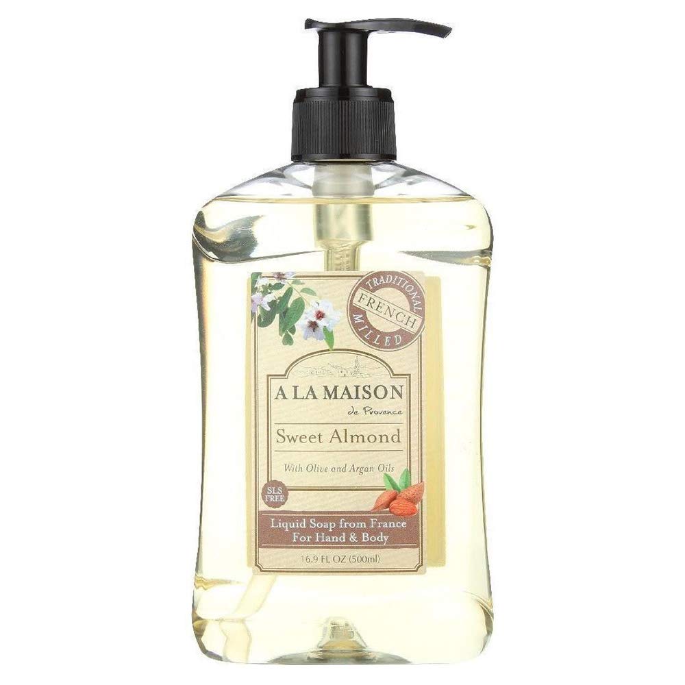 A LA MAISON Liquid Soap, Sweet Almond, 16.89 Fluid Ounce
