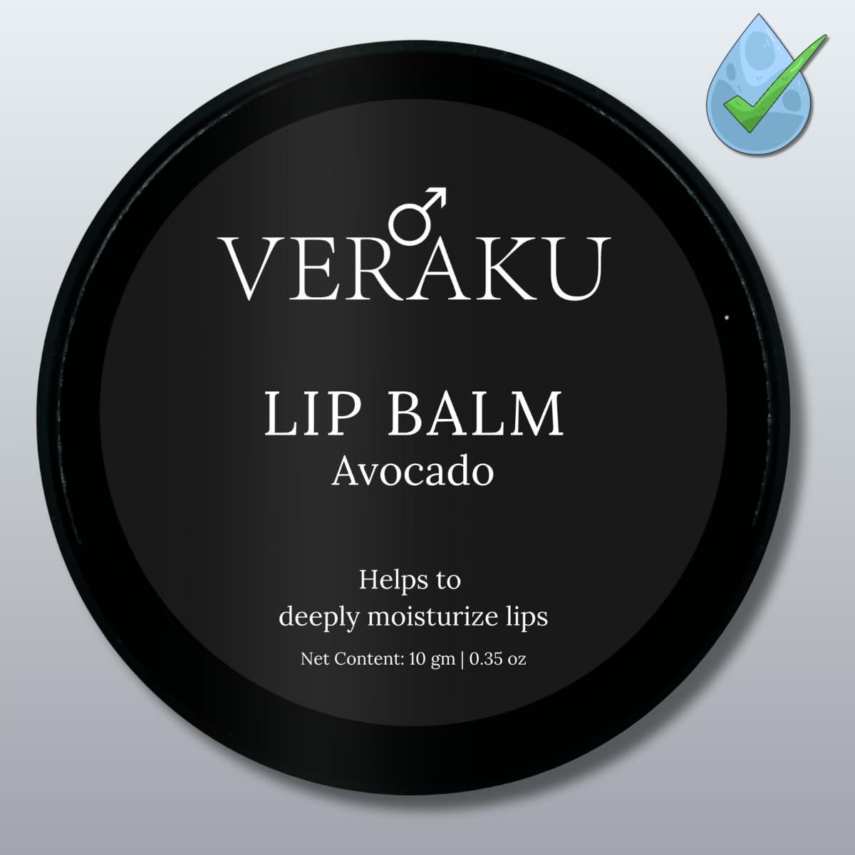 Lip Balm For Men | Intense Moisturizing & Hydration | Avocado, Shea Butter & Sunflower Oil | Repairs Dry & Chapped Lips | NonGr