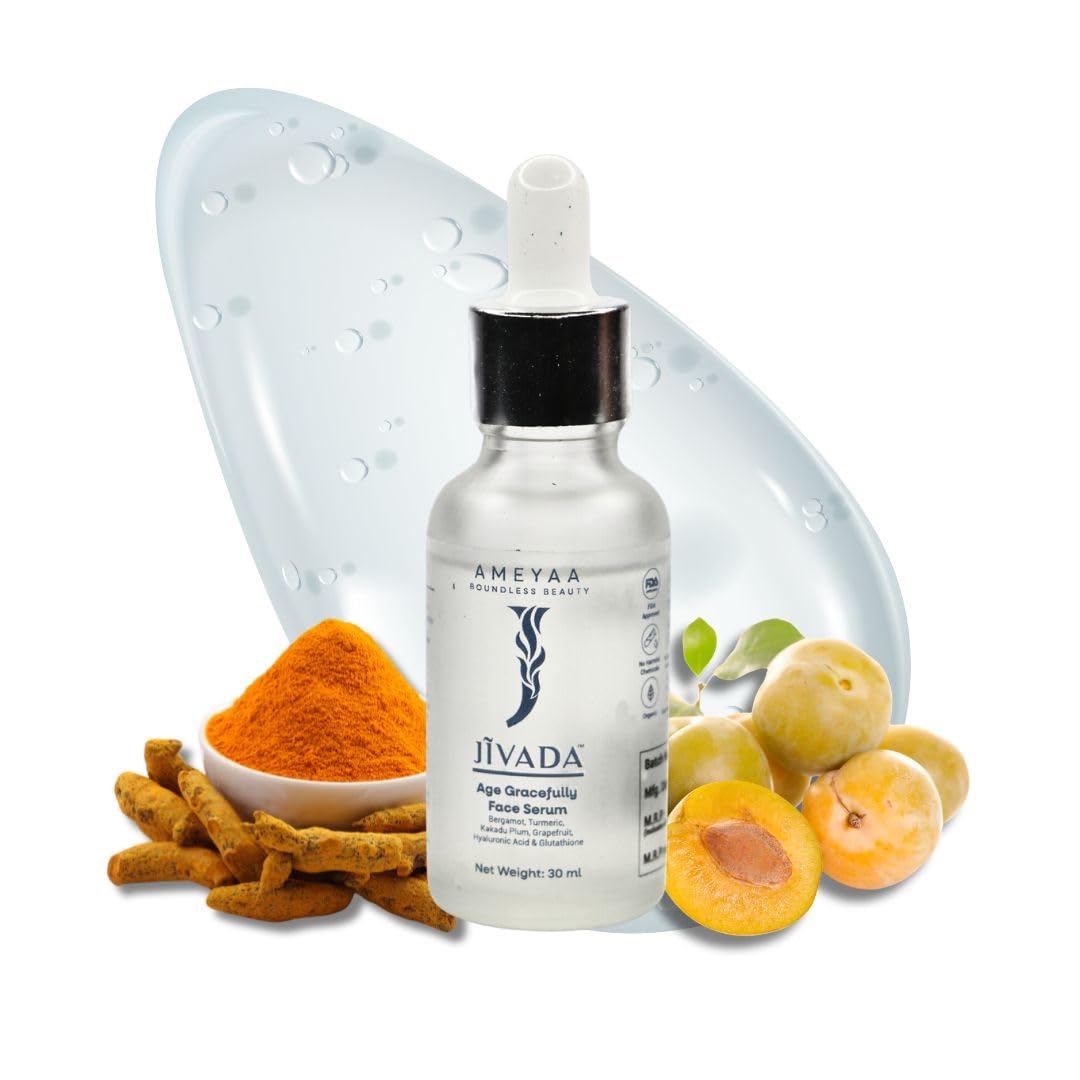 Jivada Face Serum | Vitamin C & Niacinamide For Glowing Skin | AntiAcne, Brightening & Pore Care | Dermatologist Tested | Sulph