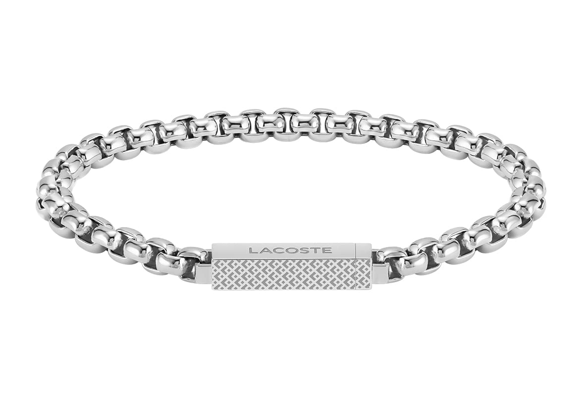 Lacoste L'Essentiel Men's Stainless Steel Chain Bracelets (Model: 2040123)