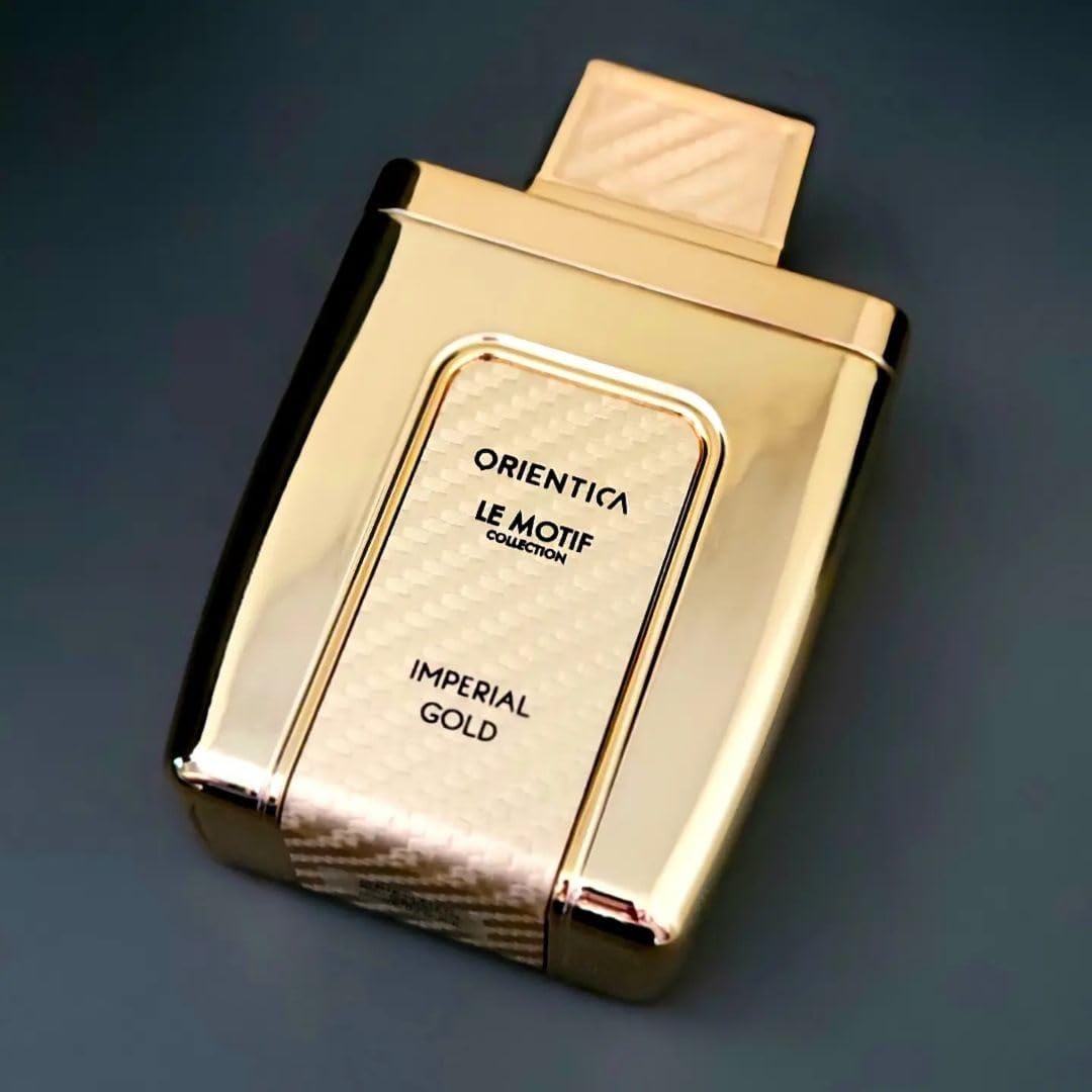 Orientica Le Motif Collection Imperial Gold For Men Eau De Parfum Spray, 29 Ounce