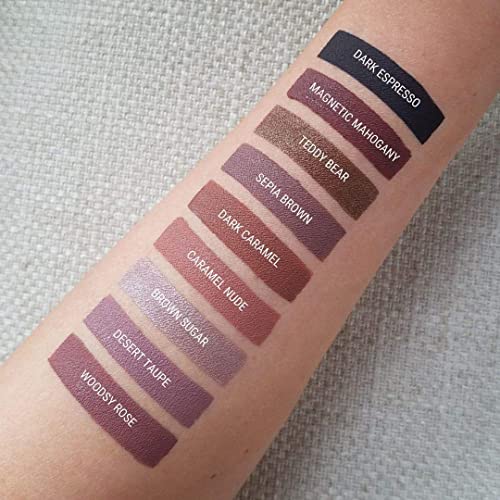 Aromi Desert Taupe Matte Liquid Lipstick | Greige, Grey Beige Lip Color, Long-Lasting Lipstick, Handmade, Day To Night (Desert T