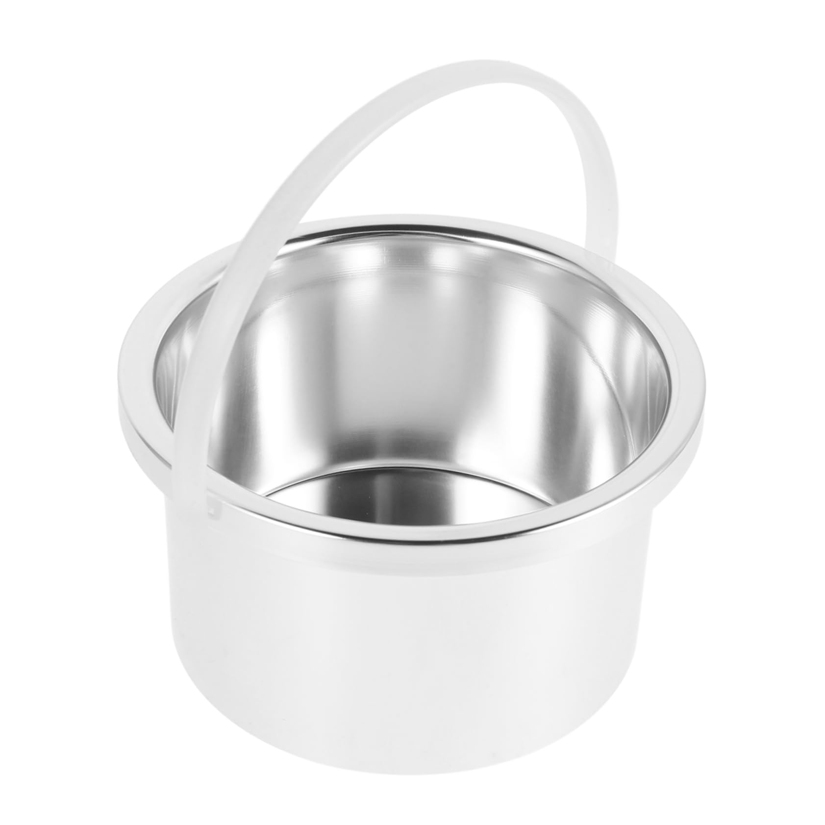Hair Removal Wax Warmer Replacement Dish 105mm Aluminum Alloy Silver