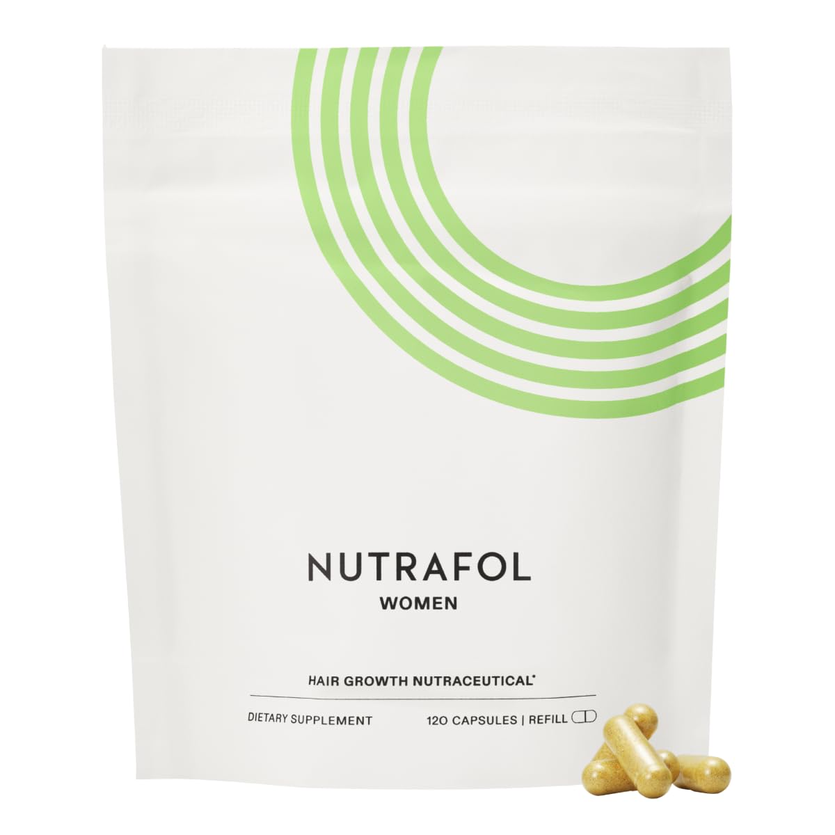 Nutrafol Women's Hair Growth Supplements, For Women Ages 18-44, Clinically Proven Hair Supplement for Visibly Thicker and Strong
