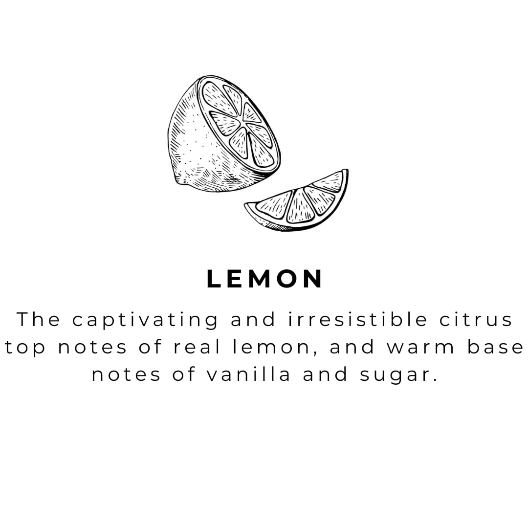 River Birch Lemon Scented Natural Hand Soap - Handmade Hand Soap - Moisturizing Hand Wash With Amber Glass Dispenser - Luxury Sc