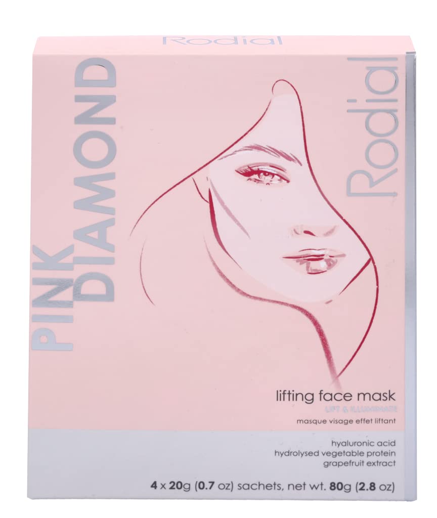 Rodial Pink Diamond Lifting Face Mask Box of 4