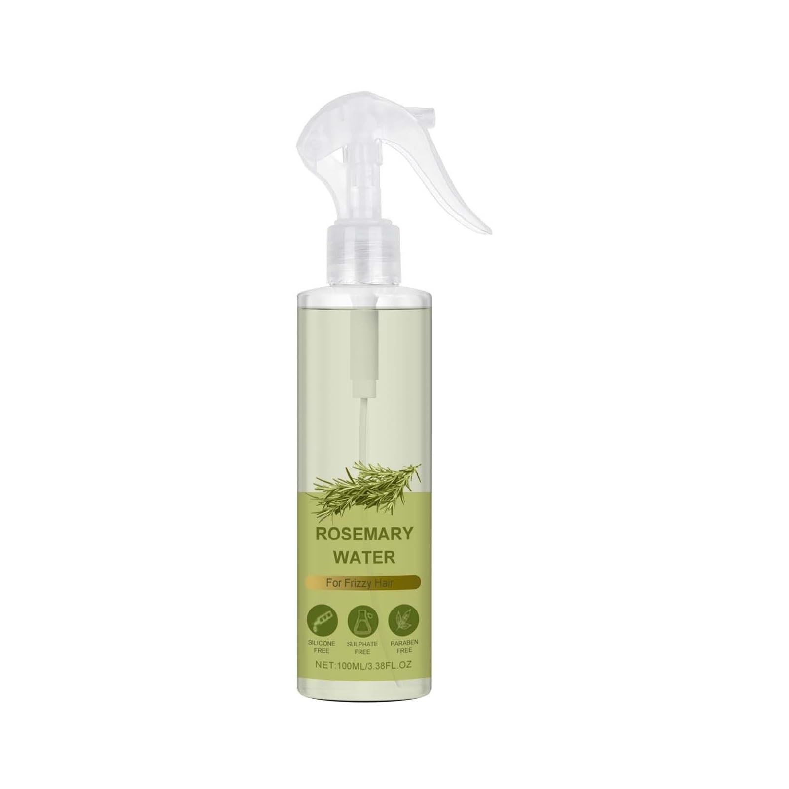Rosemary and Rice Water Spray for Hair Growth, Nourishing Repair Mist for Dry Damaged Thin Hair Daily Care(1Pcs)