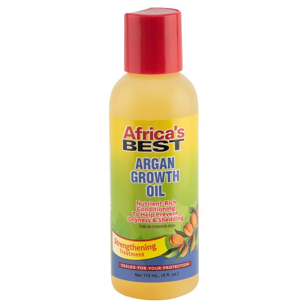 Africa's Best - Argan Growth Oil, Nutrient Rich Formula, Strengthens Hair, Stimulates Hair Growth, Conditions to Help Prevent Dr