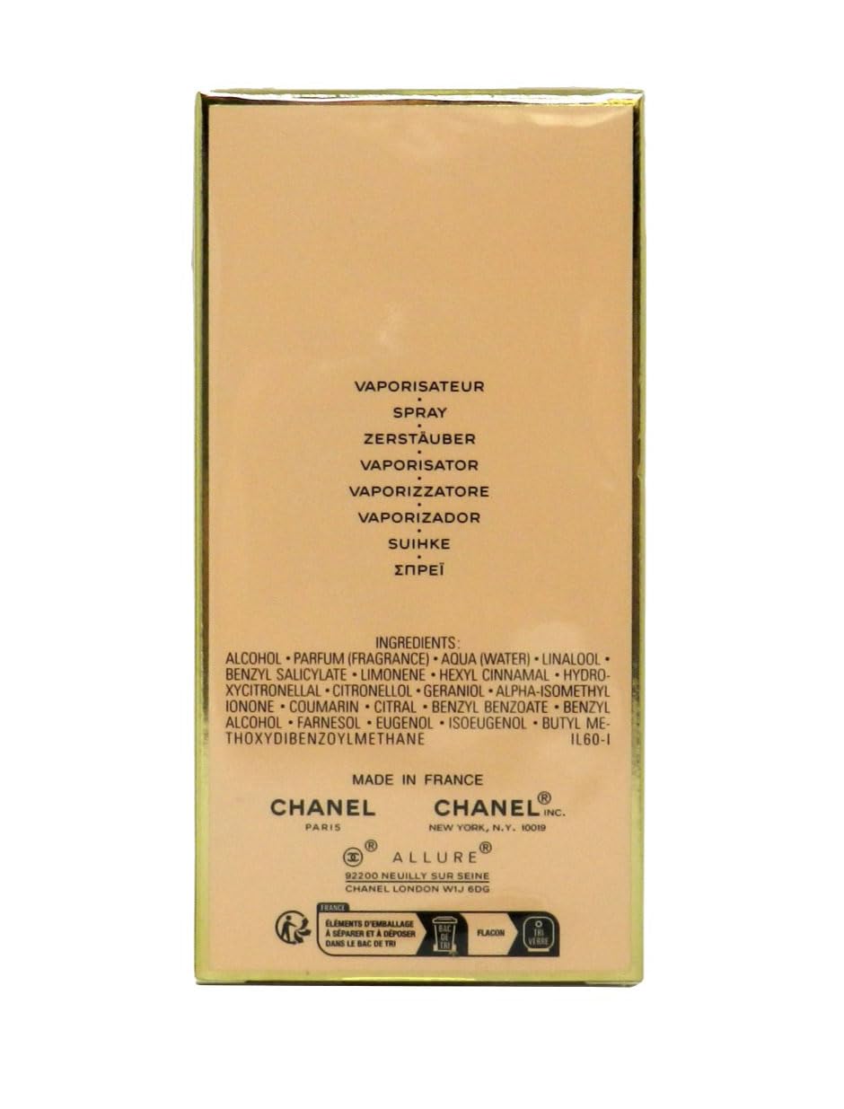 Allure By Chanel For Women - 1.7 Oz Edt Spray