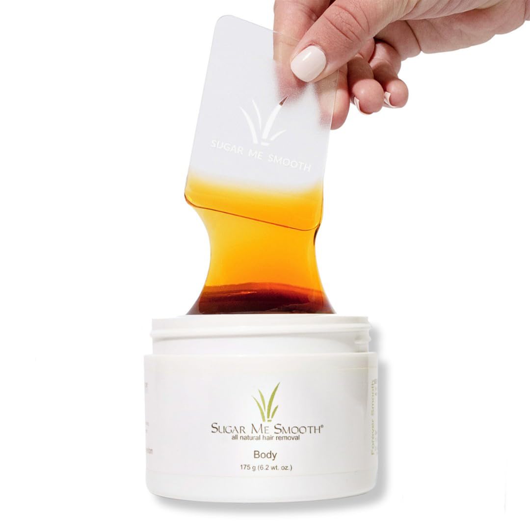 Sugar Me Smooth Body Sugar Wax - Gentle On Skin And Less Painful Hair Removal In A Simple System, No Strips, No Heat, Water Solu