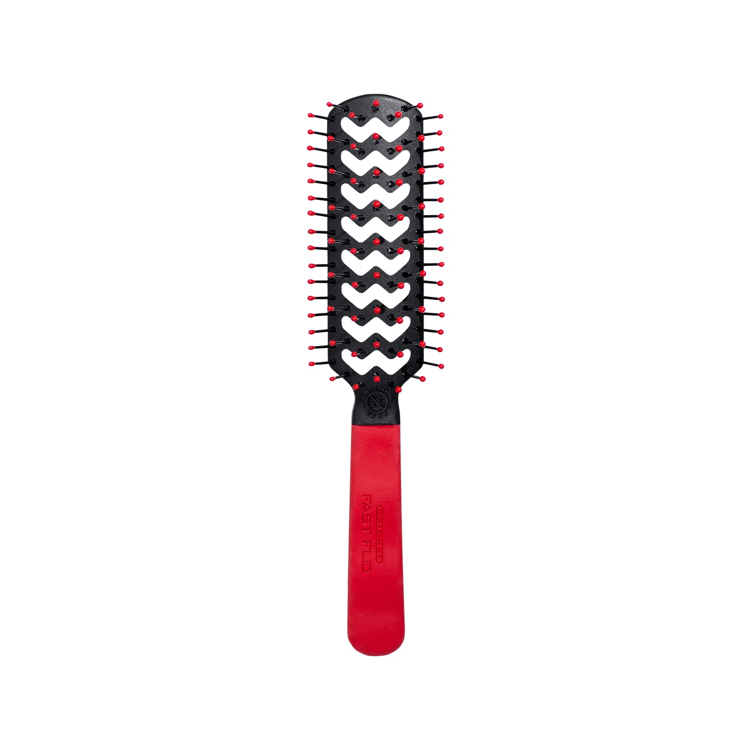Cricket Static Free Fast Flo Color Vent Hair Brush for Blow Drying, Styling and Detangling for Long Short Thick Thin Curly Strai