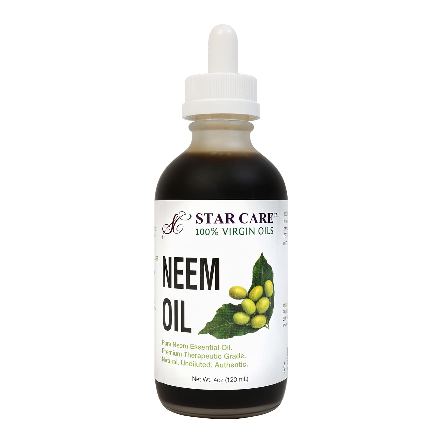 STAR CARE 100% Virgin Oil 4oz (Neem)