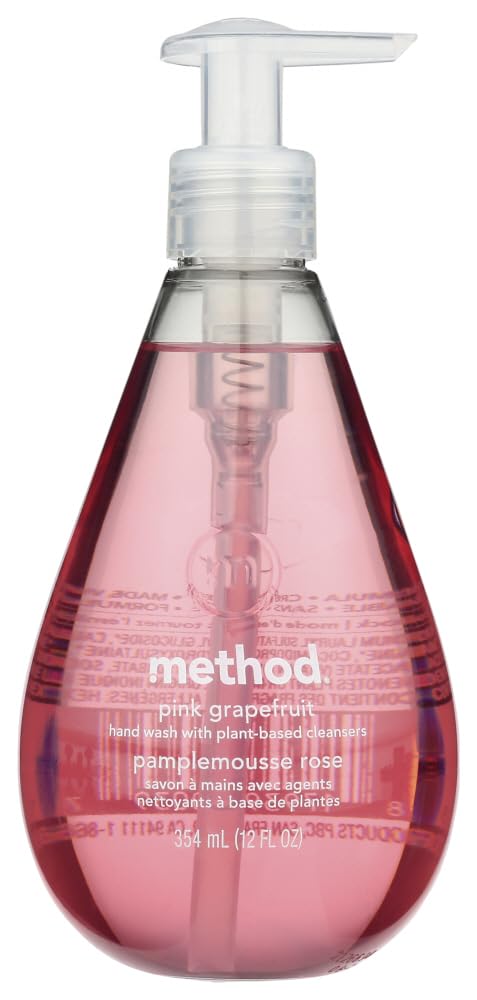 Method Hand Wash Grapefruit Liquid Bottle 12 Oz Pink