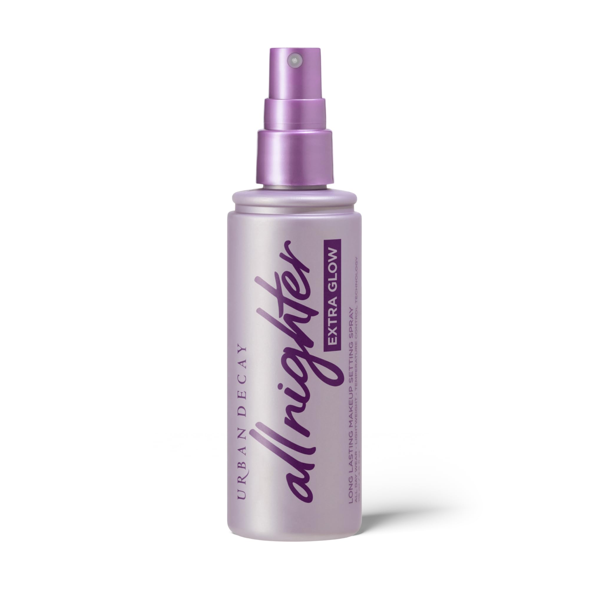 Urban Decay All Nighter Ultra Glow Makeup Setting Spray - Makeup Finishing Spray Infused With Hyaluronic Acid & Agave Extract -