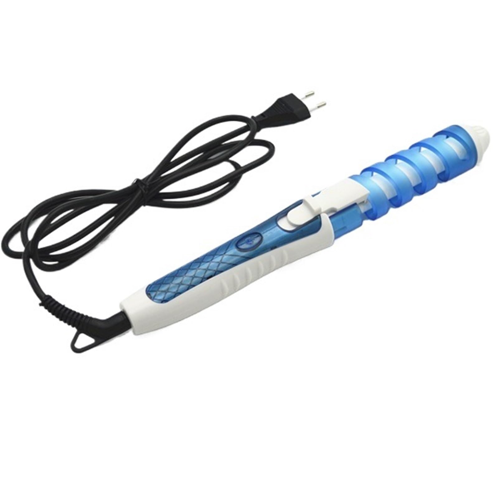 Professional Electric Straightening Iron&Curling Iron Hair Curler 2 in 1 Hair Straightener Flat Irons Ceramic Styling Tools(Bule