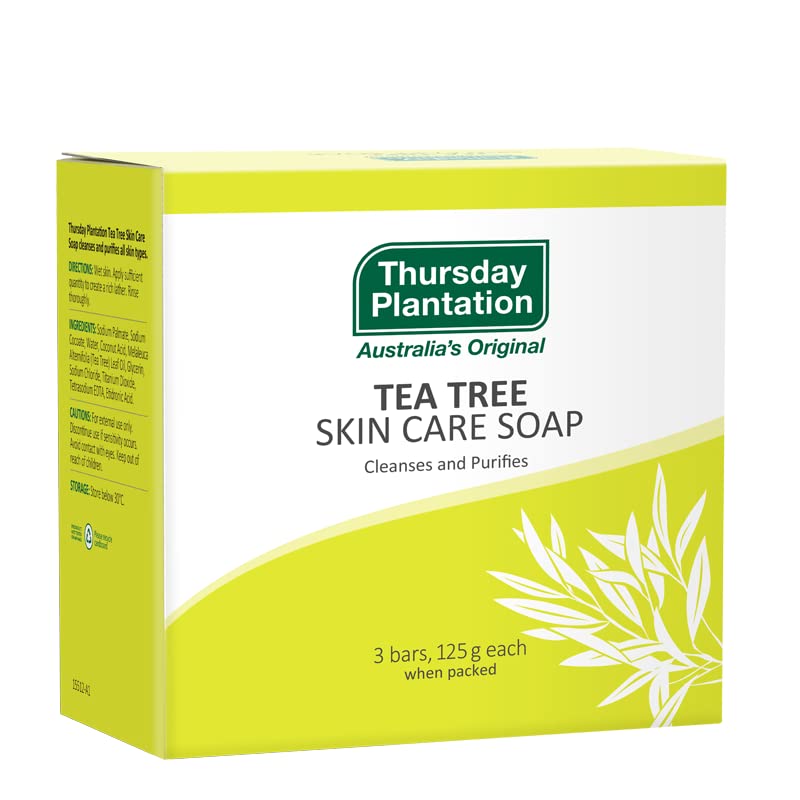 Thursday Plantation Tea Tree Soap 3x125g