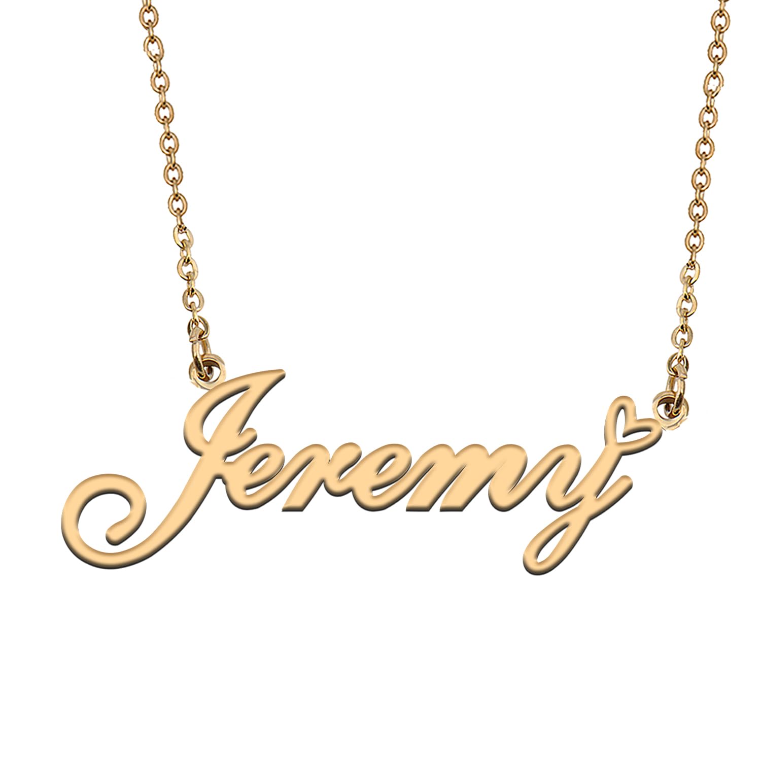 HUAN XUN Custom My Name Pendant Necklace Customized Jewelry Gifts for My Friend Jeremy