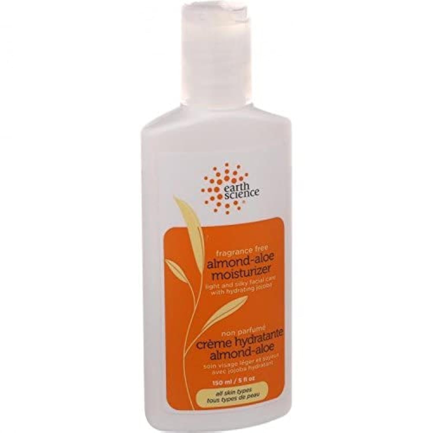 Earth Science Almond Aloe Moisturizer, Fragrance Free - 5 Oz