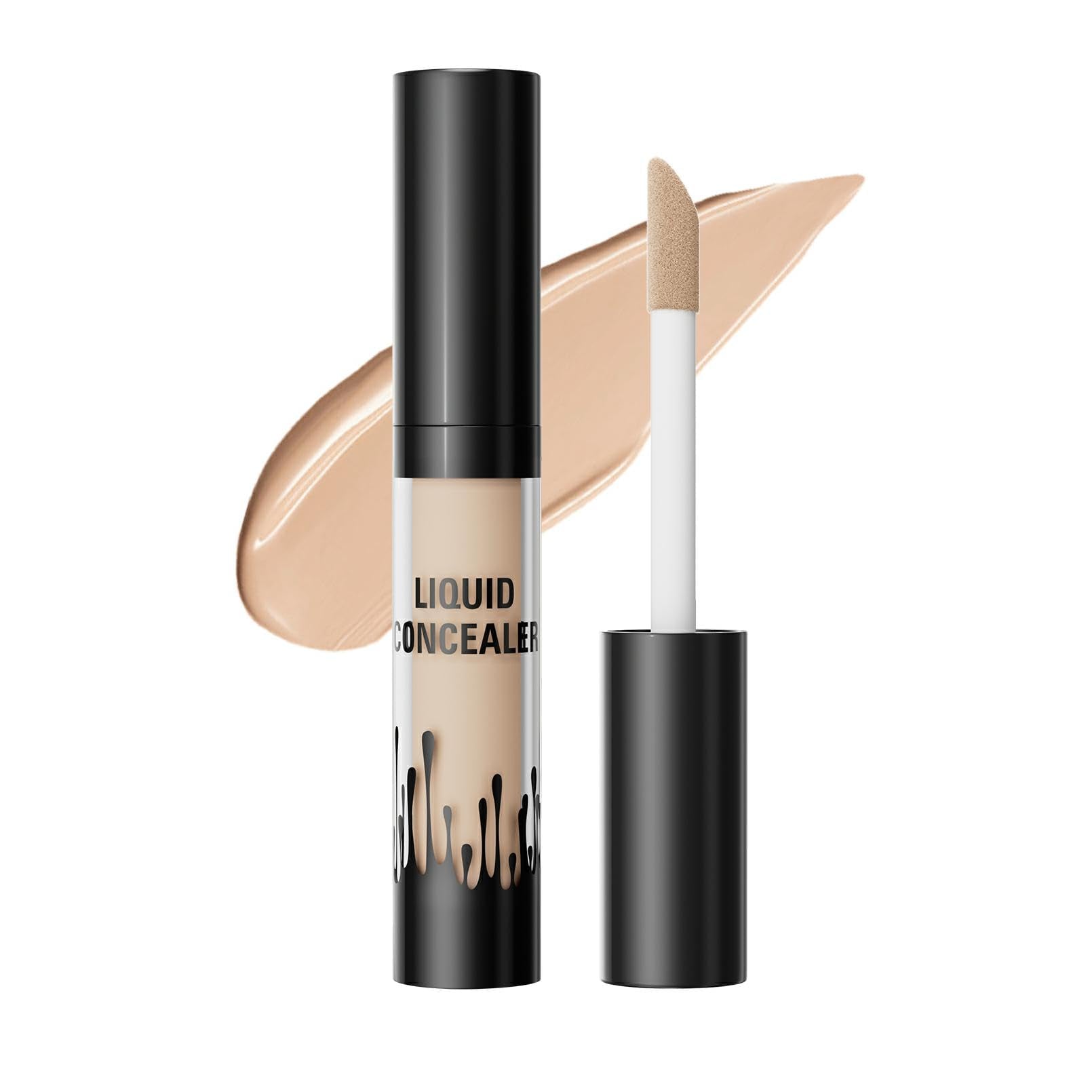Full Coverage Concealer,MultiUse LongLasting Waterproof Makeup Adherence Hydrating Face Concealer for Women Mens (Honey, 0.1 F