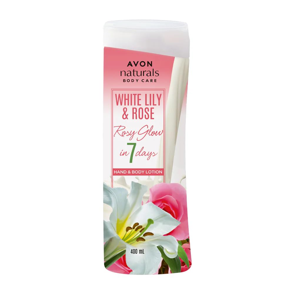 AVON Naturals White Lily & Rose Hand & Body Lotion - 200ml/6.76 fl.oz