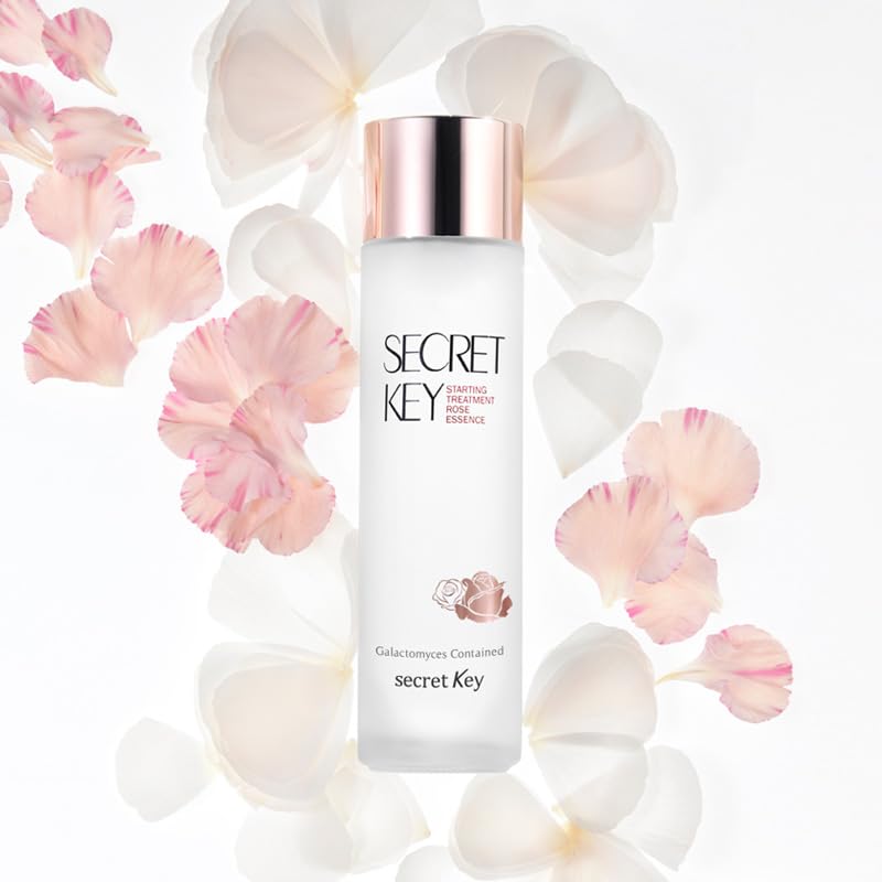Secretkey Starting Treatment Essence Rose Edition, Nourishment & Hydration, Skin Soothing, Skin-Texture Care, 94% Of Galactomyce