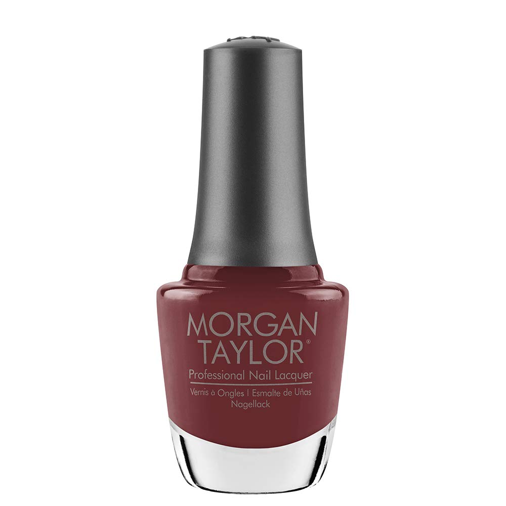 Morgan Taylor Nail Lacquer - Nail Polish, Lacquer Nail Color, Long-Lasting Nail Polish (Exhale, 15mL)