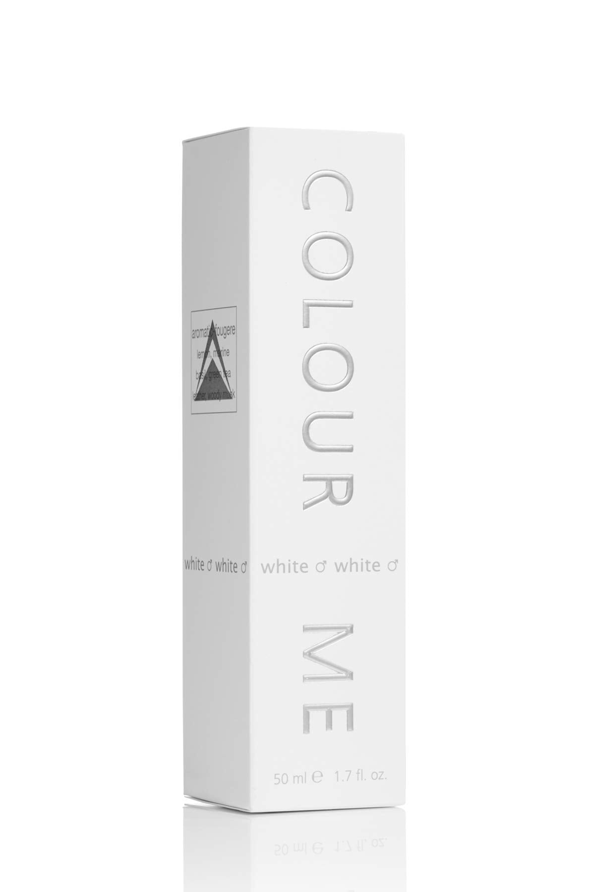Colour Me White By Milton-Lloyd - Perfume For Men - Aromatic Fougere Scent - Opens With Bergamot, Orange, And Neroli - Blended W