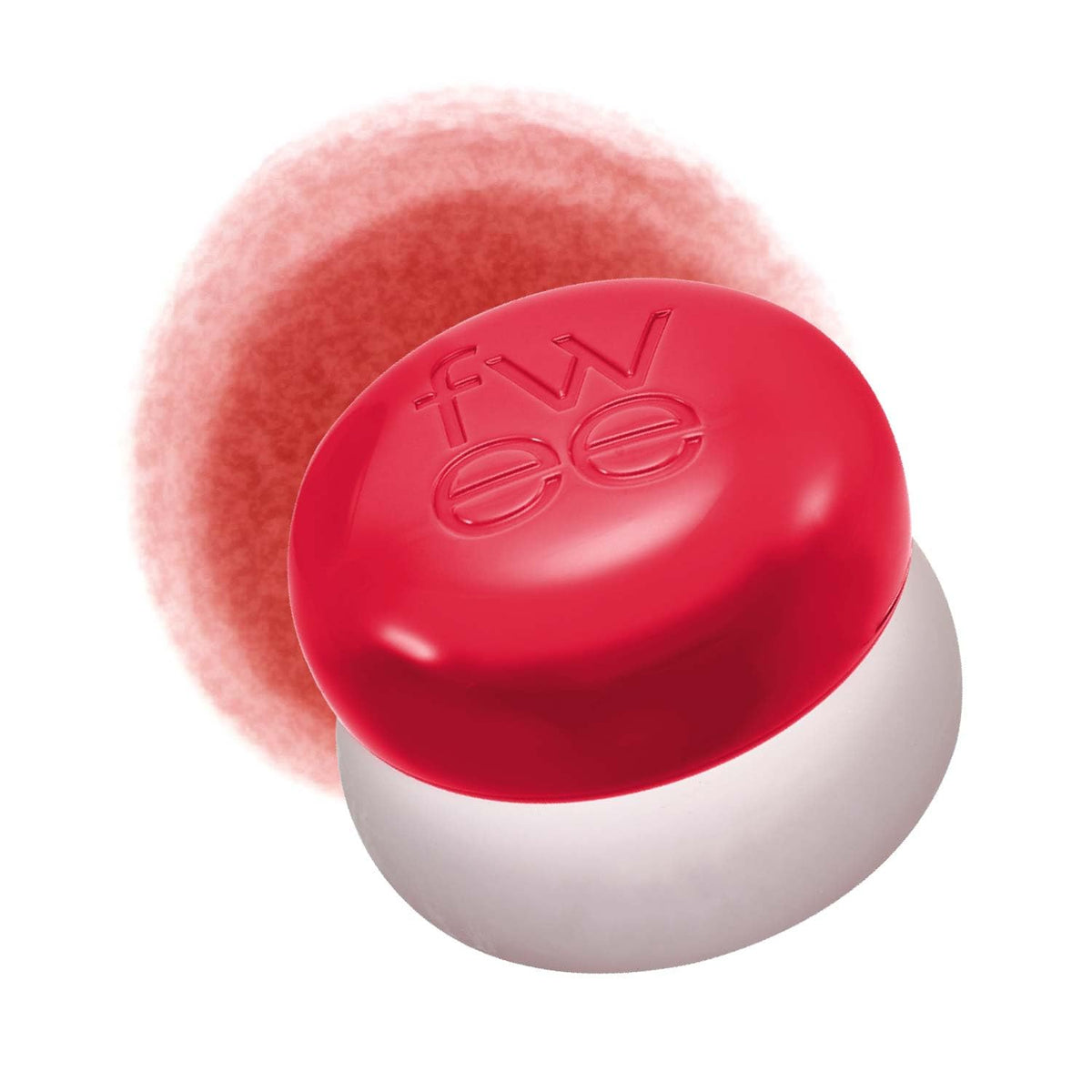 fwee Lip&Cheek Blurry Pudding Pot | Reddish Moment - Ambitious | Makeup Blush, Buildable Lightweight, Multi-Use Soft Matte Finis