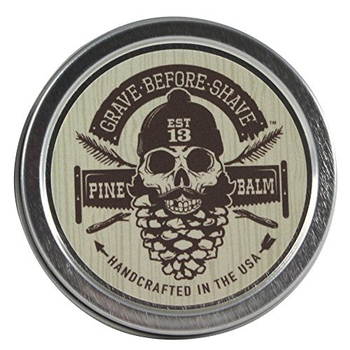 Grave Before Shave    Pine Scent Beard Balm (Pine/Cedar Wood Scent) (2 Oz.)