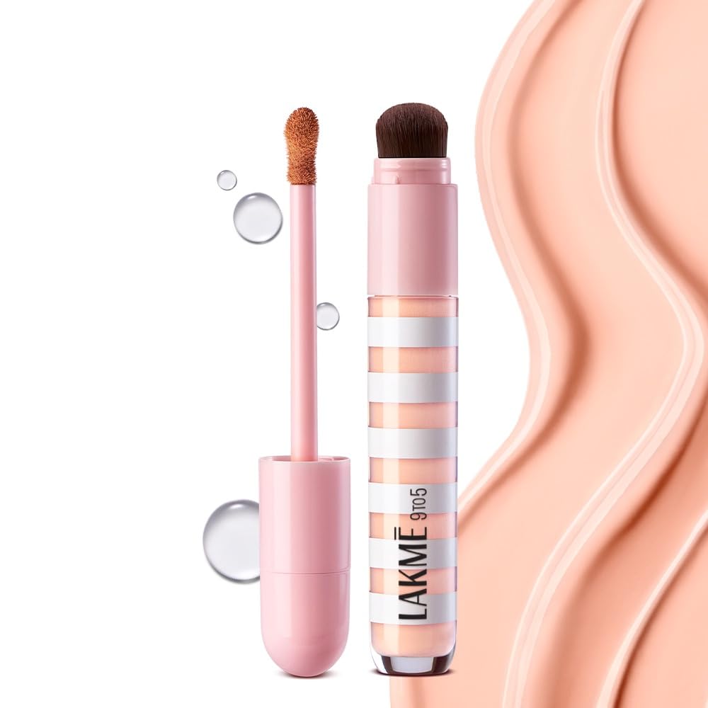 Lakme 9To5 Hya Beach Edit Colour Correcting + Brightening Concealer, Spf 40, Light 1, 6Ml