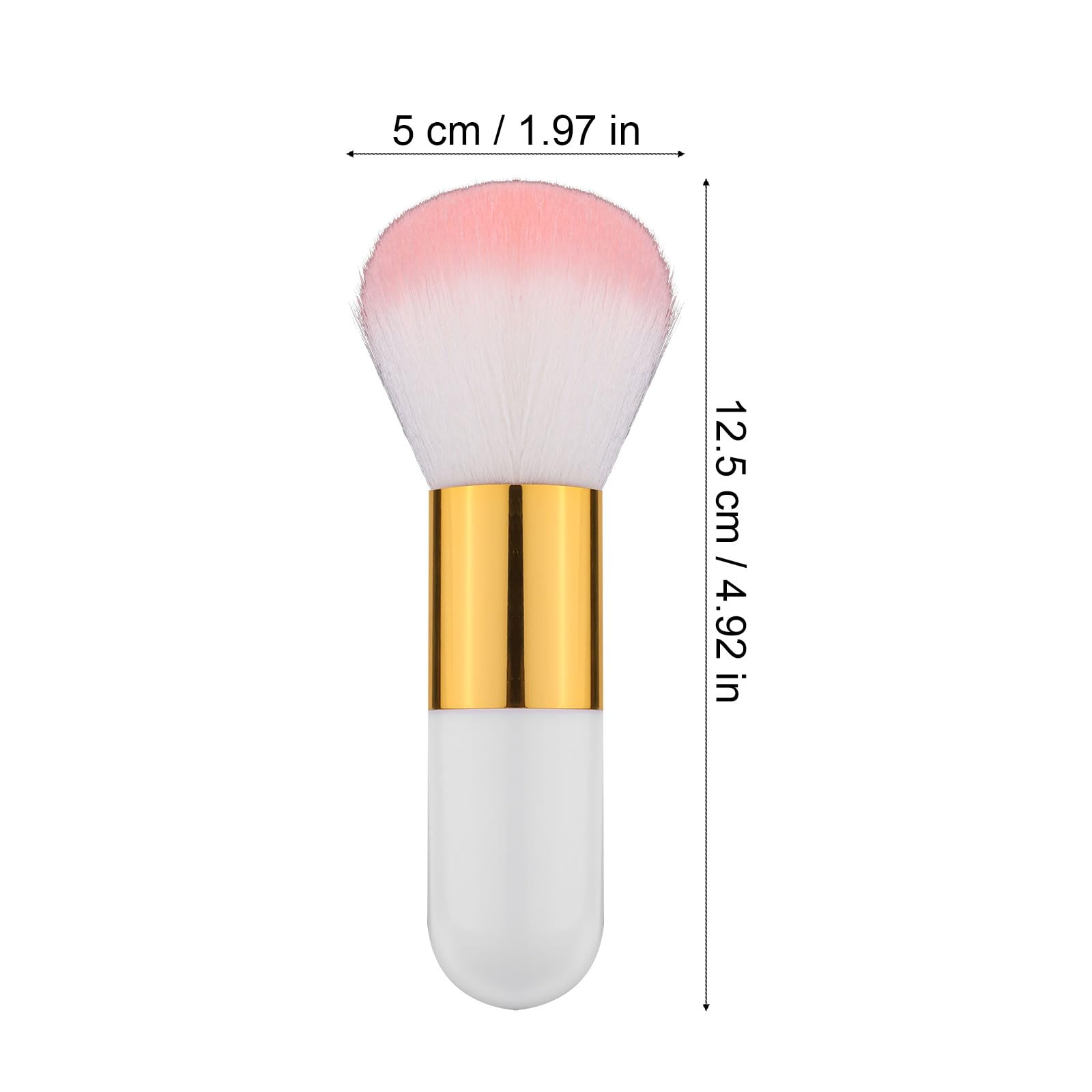 Tanning Brush for Self Tan, Large Vegan Brush Soft Self Tanner Face Applicator Professional Makeup Tool for Tan Application (Whi