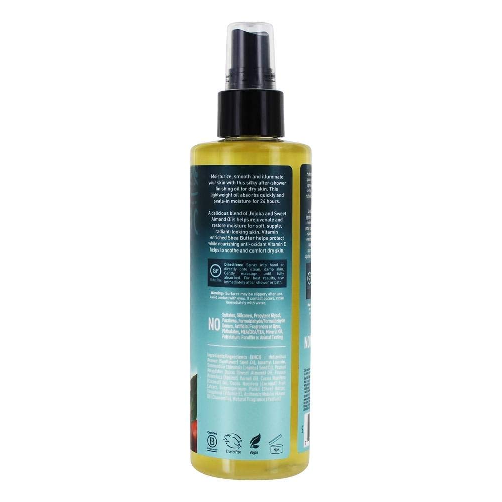 Desert Essence Jojoba & Sweet Almond Body Oil - 8.28 Fl Ounce - Provides 24 Hour Moisture - Vitamin E - Vitamin Enriched Shea Bu