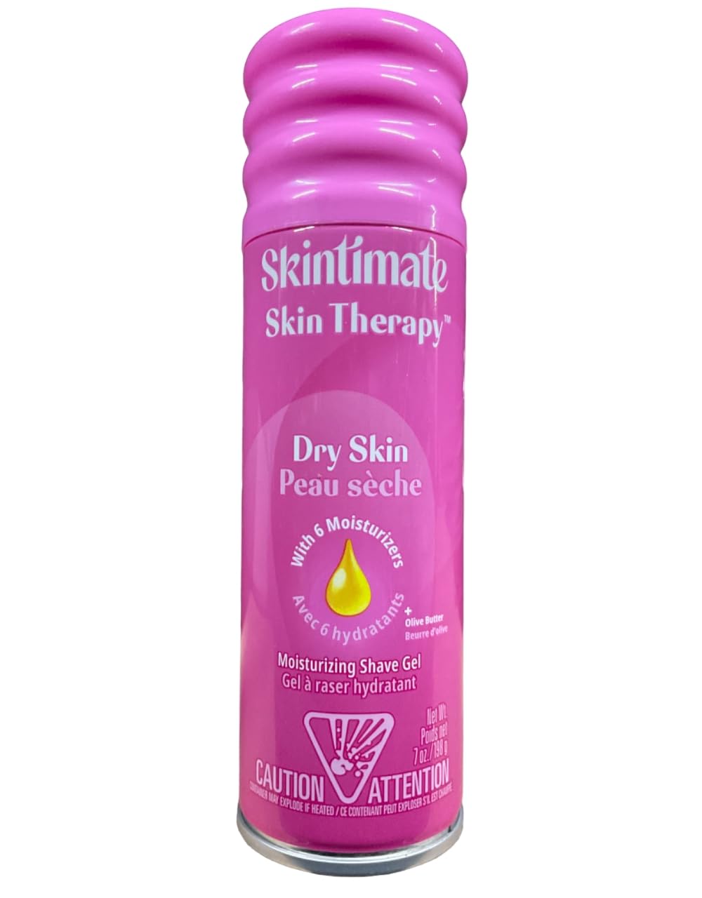 Skintimate Shave Gel Skin Therapy Dry Skin Vitamin-E 7 Ounce (207ml) (2 Pack)