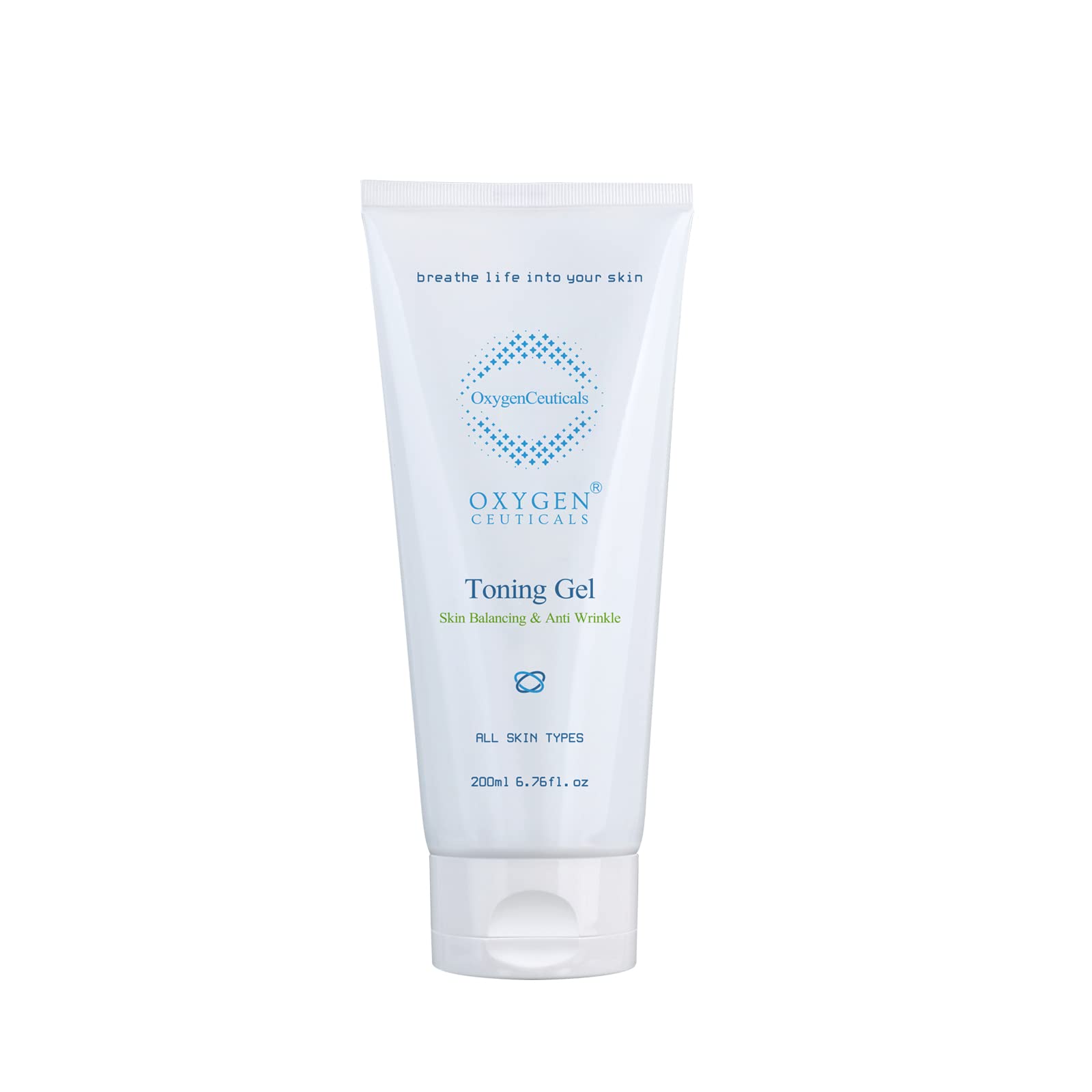 OxygenCeuticals Toning Gel 200ml | Anti-aging Gel Toner for Skin Firming and Toning | pH Balancing Anti Wrinkle Toner for face &