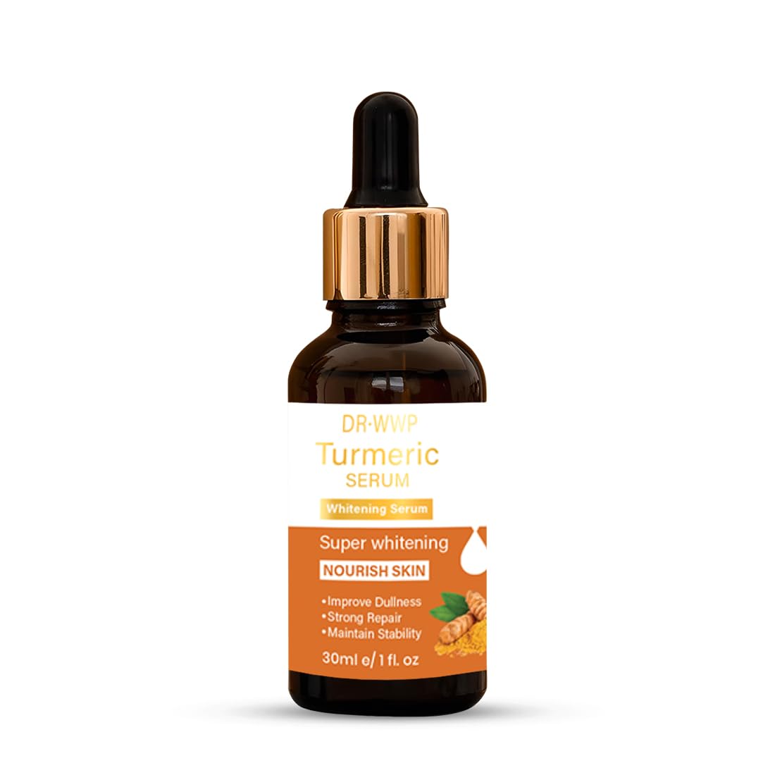 Detailr Turmeric Face Serum For Glowing Skin | Lightweight Daily Facial Serum | Nourishing & Fast Absorbing | Suitable For All S