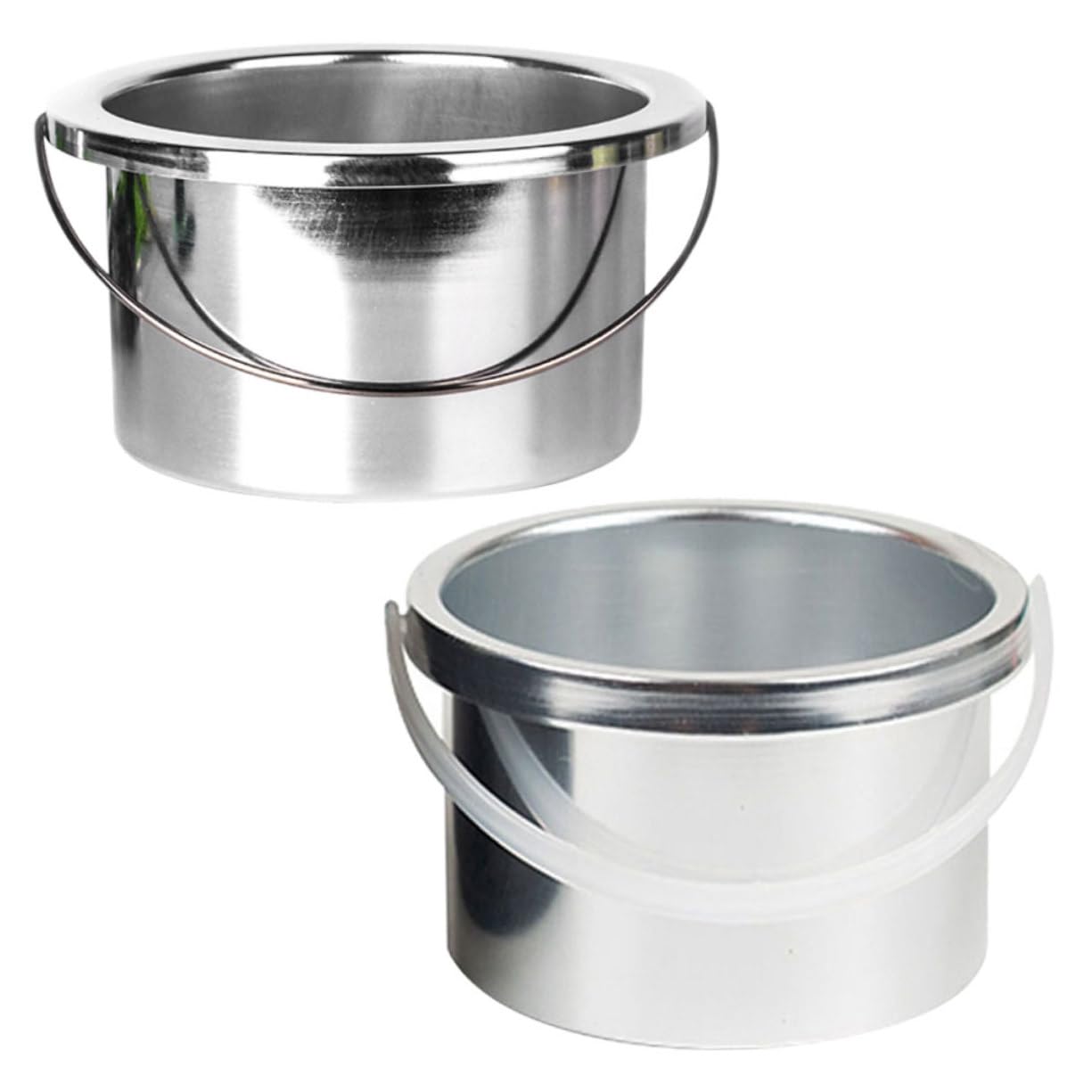 Angoily 2pcs Wax Warmer Inner Pans Wax Melting Machine Containers for Hair Removal Compatible Easy to Clean and Maintain