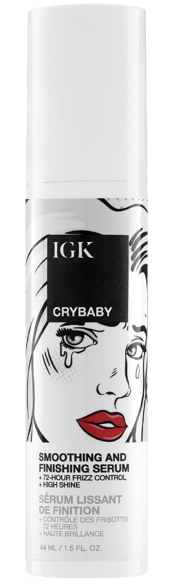 Igk Crybaby Anti-Frizz Smoothing Serum, 1.5 Fl Oz