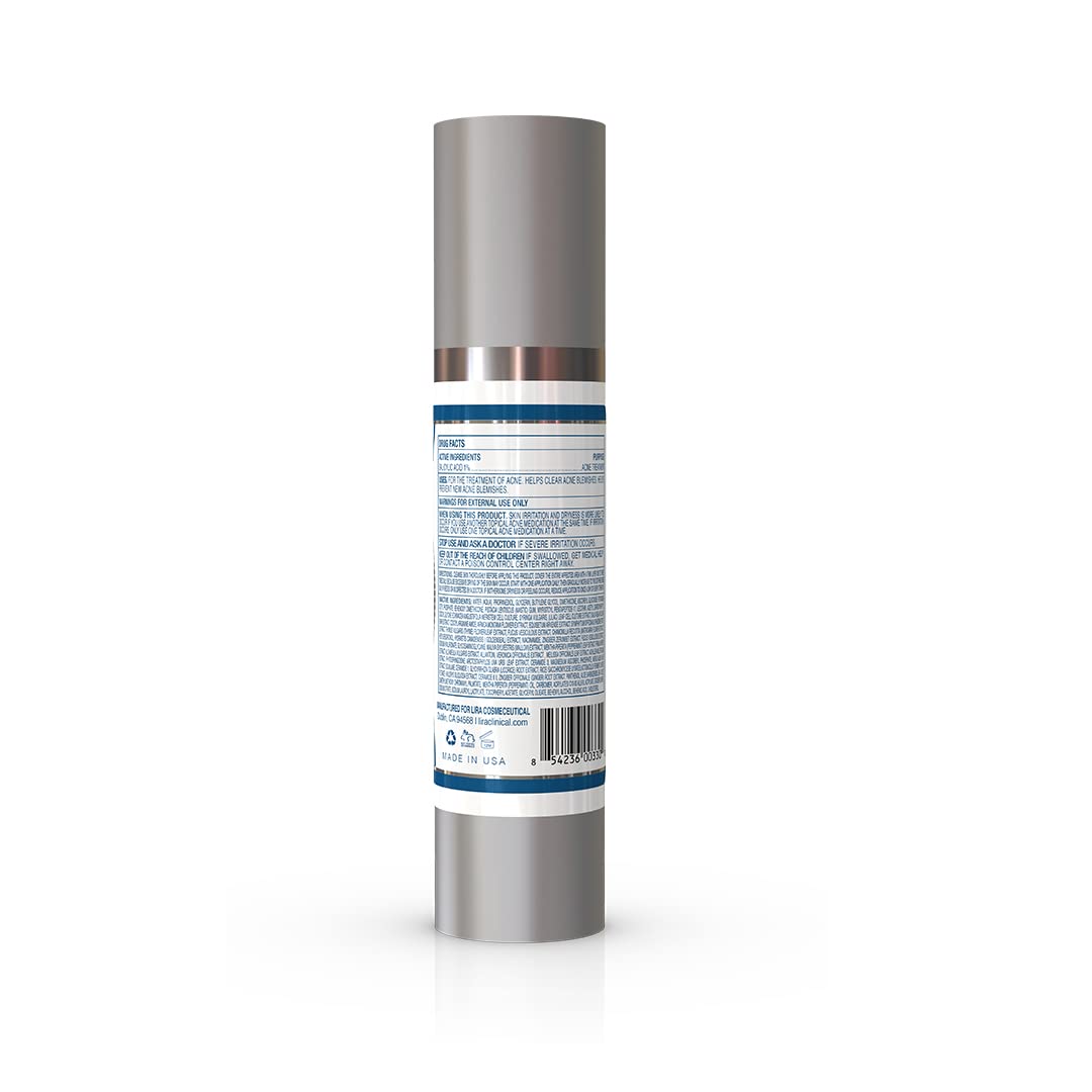 Lira Clinical Ice Balancing Lotion - Daily Oil Control Lotion & Lightweight Hydration with Skin Probiotics, Salicylic Acid & Pla