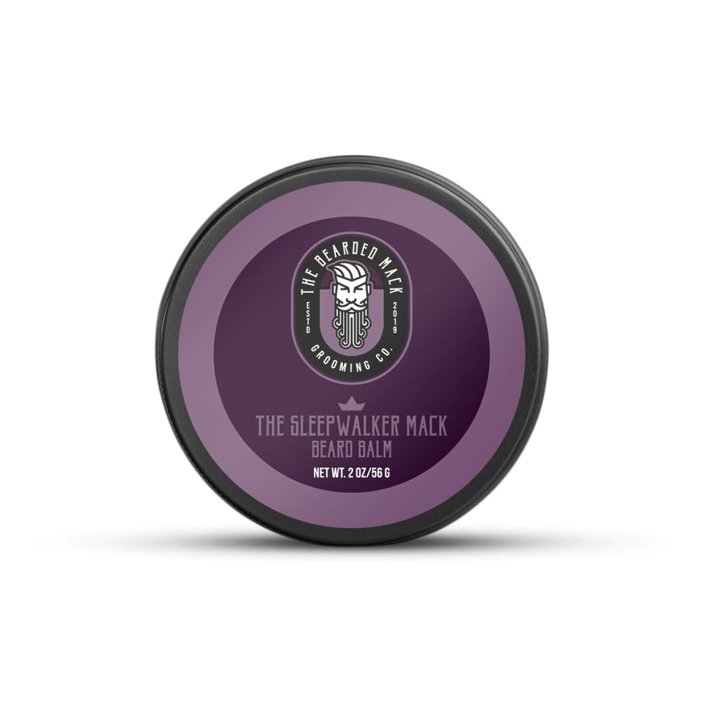 The Bearded Mack Beard Balm  The Sleepwalker Mack  Lavender & Vanilla  Ultra Nourishing Beard Conditioning and Styling  Firm