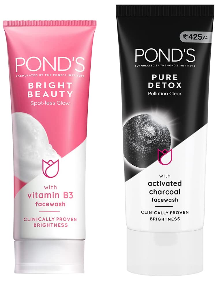PondS Pure Detox Face Wash 200 G & Bright Beauty SpotLess Glow Face Wash, 200G