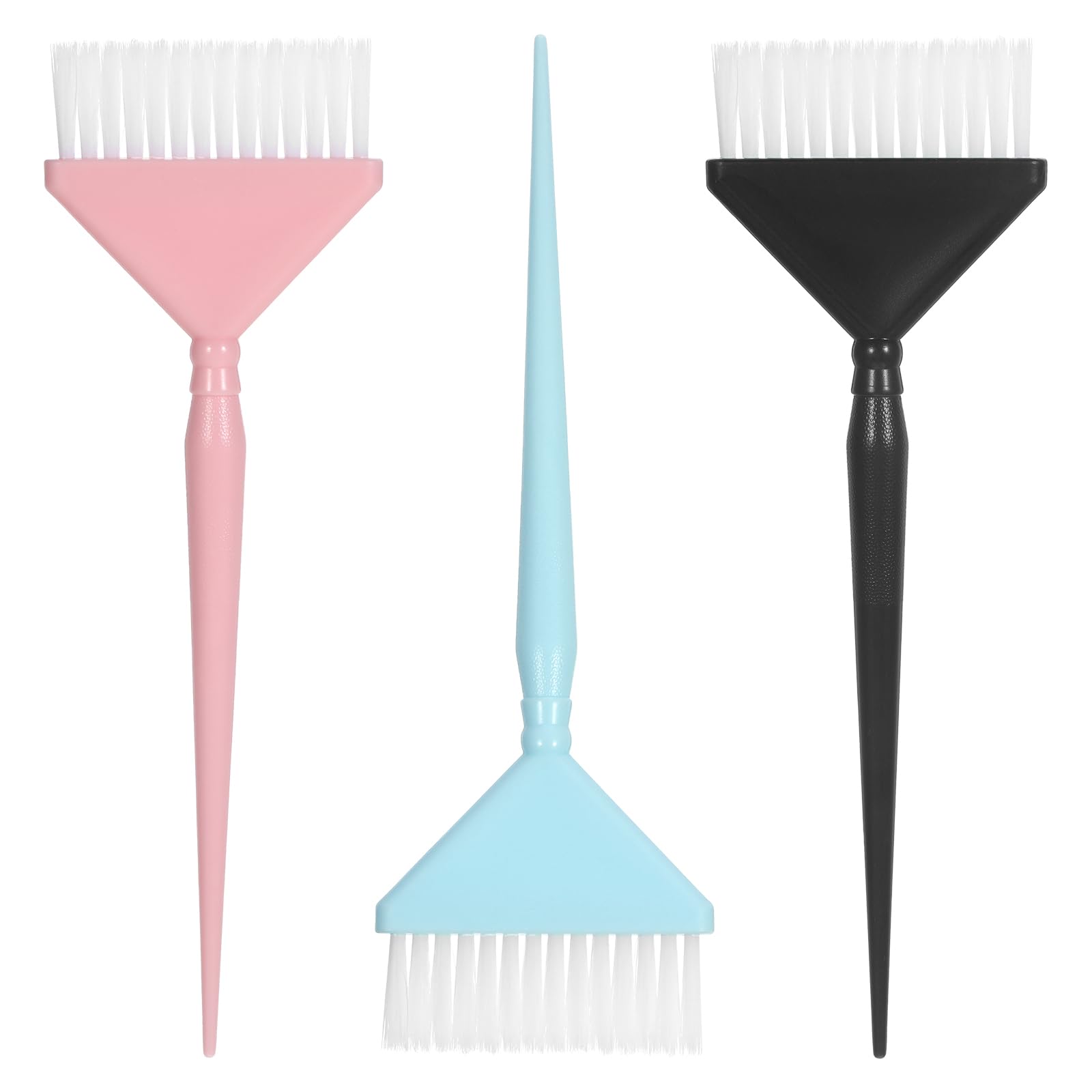 3Pcs Hair Color Applicator Brush Color Brushes for Hair Stylist Dye Brush Reusable Colors Tint Applicator for Salon Hairs Paint 