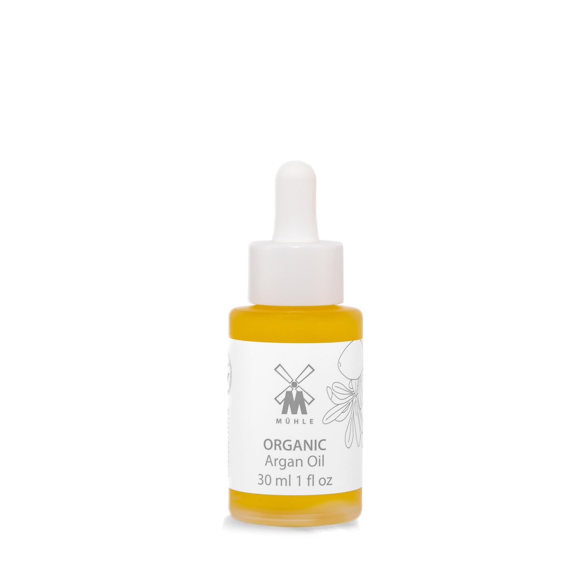 MHLE Organic Argan Oil | Essential Oil Serum Treatment Moisturizer to Protect & Nourish Dry Skin | TSA Travel Size Friendly | BD