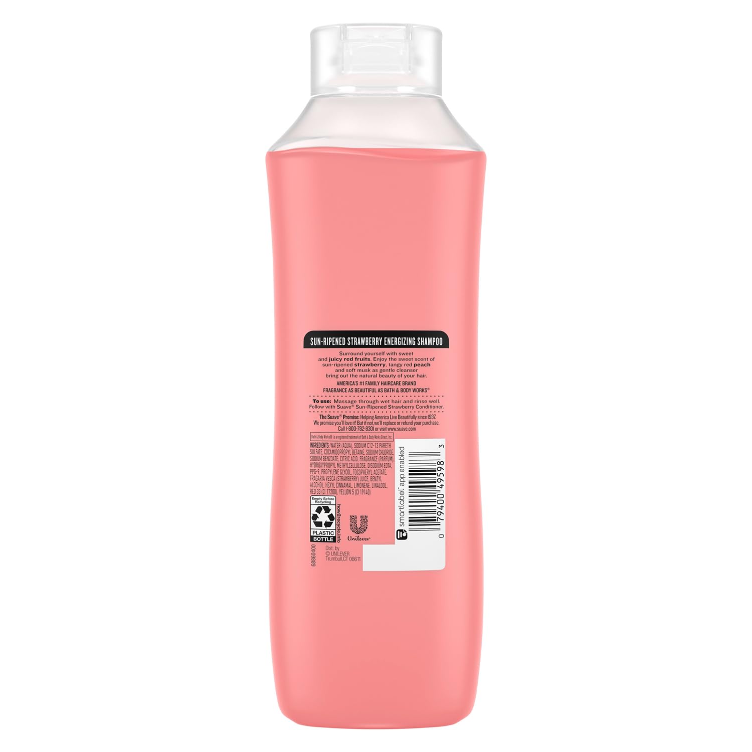 Suave Essentials (Formerly Naturals) Shampoo, Sun Ripened Strawberry 22.5oz