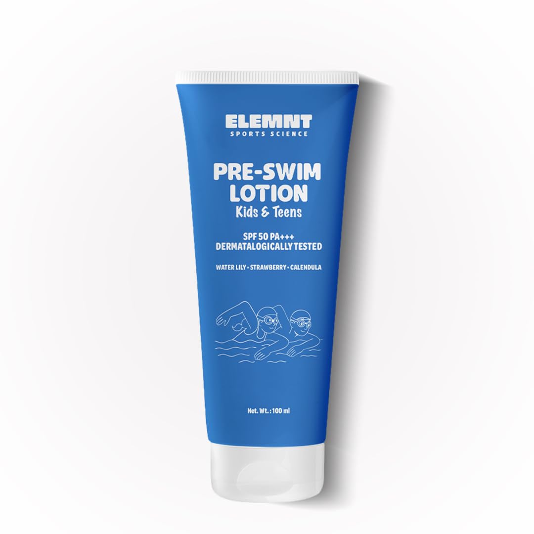 Elemnt Pre Swim Body Lotion For Kids & Teens | Spf 30 Swimming Sunscreen Lotion For Kids & Teens | Chlorine Protection, AntiTan