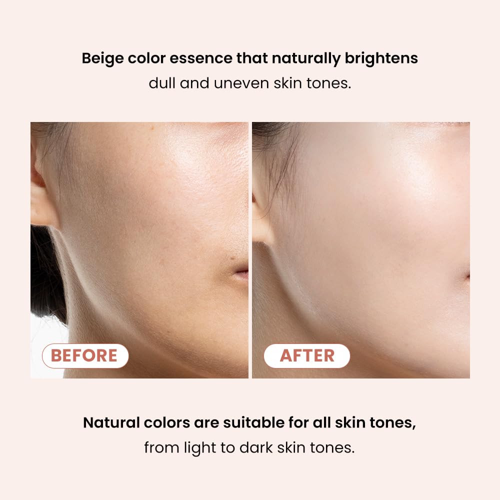 TIRTIR Mask Fit Tone Up Essence | Tinted Moisturizer, All-in-one base, Glass skin look, Deep Hydration, Long-lasting, Natural Co